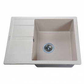 Гранітна мийка Globus Lux ONE 650х500-А0004, пісочний