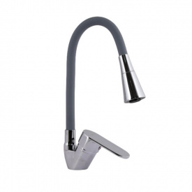 Змішувач для кухні Lidz Tani 008F3 Grey/Chrome (LDTAN008F3GCR39507 )