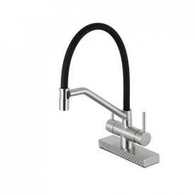 Змішувач для кухні з водоспадом Gappo Сатин G4098-5