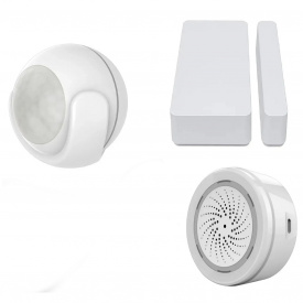 Комплект бездротової охоронної Wi-Fi сигналізації 1DAL AlarmKit WF3 Tuya Smart (ALM.KT-WF3)