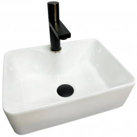 Раковина накладна VBI Forli S білий VBI-011101