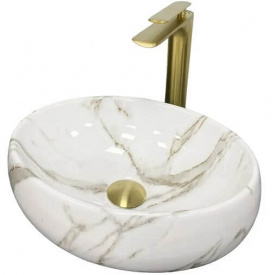 Раковина VBI Veneto S Aiax Glossy білий VBI-012808