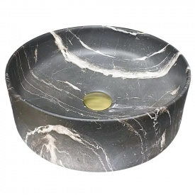 Раковина накладна VBI Prato чорний онікс мат VBI-011406