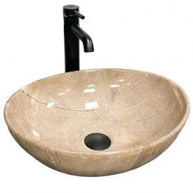 Раковина накладна VBI Parma коричневий камінь VBI-011013