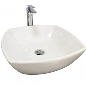 Раковина накладна VBI Cortona білий VBI-012608