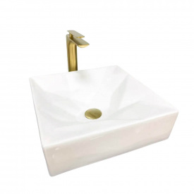 Умивальник (раковина) VBI Troia White Glossy накладний VBI-016400