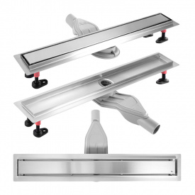 Трап для душу Rea Neox Superflow 90, нікель матовий (REA-G2708)