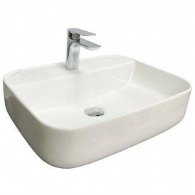 Раковина накладна VBI Narni M білий VBI-014900