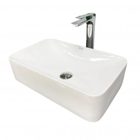 Раковина накладна VBI Aliano білий VBI-012602