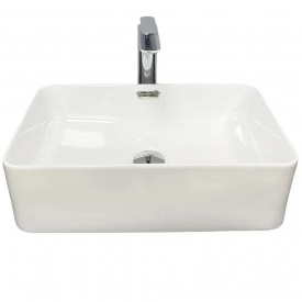 Раковина накладна VBI Arabba білий VBI-013501