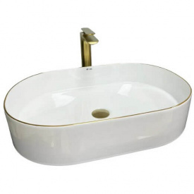 Раковина VBI Verona 60 White Gold Edge VBI-011308