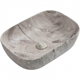 Раковина накладна Mixxus Premium Diverse-0113 Marble 455x325x135 мм (MP6544)