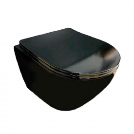 Унітаз підвісний VBI Vulcano Black Glossy (VBI-020414)