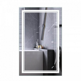 Дзеркало Mixxus Premium Quadro MR20-50x80-Reverse LED Touch, Anti-fog, димер (MP6620)