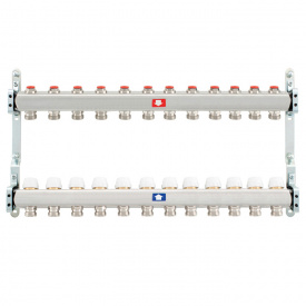 Колектор для опалення Itap 1x3/4 на 12 виходів без витратомірів (9220010012034C)
