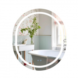 Дзеркало Qtap Gemini 800х700 з LED-підсвічуванням та антизапотіванням (QT2578R8070)