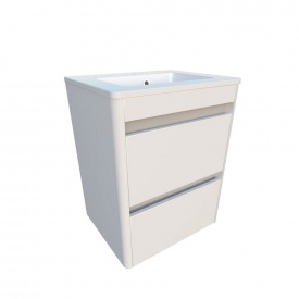 Шафа нижня Fancy Marble Fiji-2 500 з умивальником Annabell 500