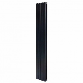 Трубчастий вертикальний радіатор Arttidesign Livorno II 4x1400x272 чорний матовий