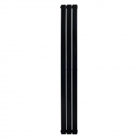 Вертикальний дизайнерський радіатор Arttidesign Livorno II 3/2000/204/50 чорний матовий