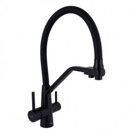 Змішувач для кухні Lidz Aria 020F3 Black Matt (LDARI020F3BLA39212)