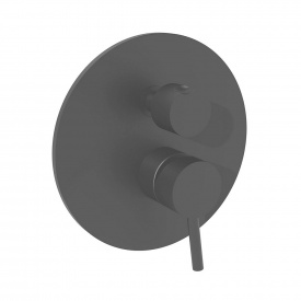 Змішувач для ванни/душа на 2 споживача Paffoni Light Box Mercury Grey сірий (LIG018MG)