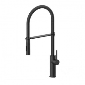 Змішувач для умивальника Paffoni Light LIG 179NO NO Professional, матовий чорний