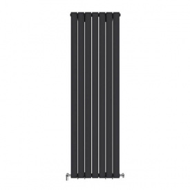 Трубчастий радіатор Ideale Vittoria 2 колони 7 секцій 1600x476 чорний матовий