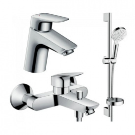 Набір змішувачів Hansgrohe Logis Loop для душу та умивальника 70 (71070000+71400000+26553400)