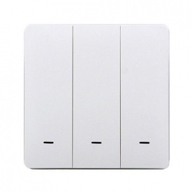 Розумний клавішний вимикач TervixPro Line ZigBee Touch Button (battery) 3 клавіші