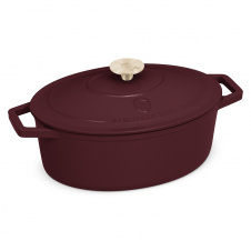 Кастрюля Berlinger Haus Leonardo Collection 30 см 4.65 л Бордовый (BH-6543)