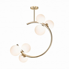 Люстра Zuma Line Molecule 54x27x70 см Золотистий (ZuC0454-06Q-F7AA)