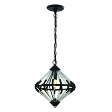 Люстра WunderLicht Nh9222 28x100 см Черно-прозрачный (NH9222-31RB)