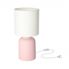 Настільна лампа Candellux Iner 15x32 см Рожевий (41-79855)