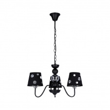 Люстра Candellux Batley 52x40 см Сріблясто-чорний (50203105)