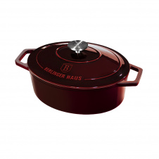 Кастрюля Berlinger Haus Metallic Line Burgundy Edition 30 см 4.65 л Бордовый (BH-6499)