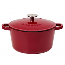 Кастрюля Gerlach Natur Iron 21 см 3 л Бордовый (5901035449466)