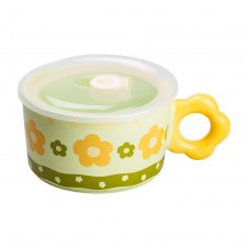Миска для лапши TS Kitchen Flowers 750 мл Зеленый (HP7200GR)