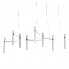Люстра PikArt Tube Chandelier 200x48 см Біло-золотистий (5299-15)