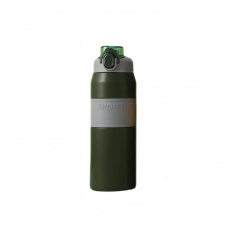 Термос с мундштуком и ручкой YIWU Sport 800 мл Зеленый (HP-14-6GR)