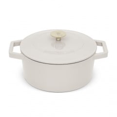 Кастрюля Berlinger Haus Sahara Collection 24 см 4.35 л Кремовый (BH-6528) Покровск