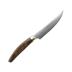 Кухонный нож для стейка Suncraft Elegancia 12 см Коричневый (KSK-06) Новояворовск