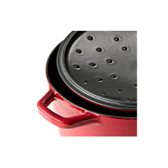 Каструля Gerlach Natur Iron 21 см 3 л Червоний (5901035508477) Лубни