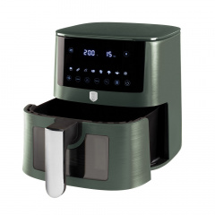 Аерофритюрниця Berlinger Haus Matte Green Collection 8 л Чорно-зелений (BH-9710) Харків
