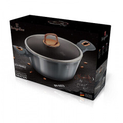 Кастрюля Berlinger Haus Moonlight Edition 6.1 л Серый металлик (BH-6013) Сумы