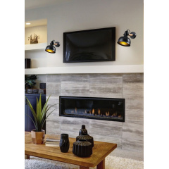 Бра Candellux Reno 29x23 см Коричнево-чорний (21-76748) Генічеськ