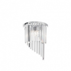 Кришталеве бра Ideal Lux Carlton 30x45 см Прозорий (id168913) Фастів