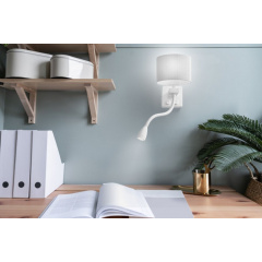 Бра Candellux Polo 18x44 см Білий (21-75383) Новомиколаївка