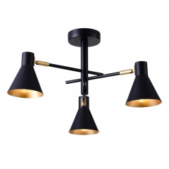 Люстра Candellux Less 48x26 см Черно-золотистый (33-70975) Славута