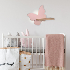 Настенный светильник Candellux Butterfly 40x29.5 см Коричнево-розовый (21-85177) Калуш