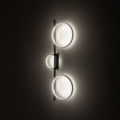 Люстра Nowodvorski Circolo Led 30x100x12 см Чорний (Now10816) Ізюм